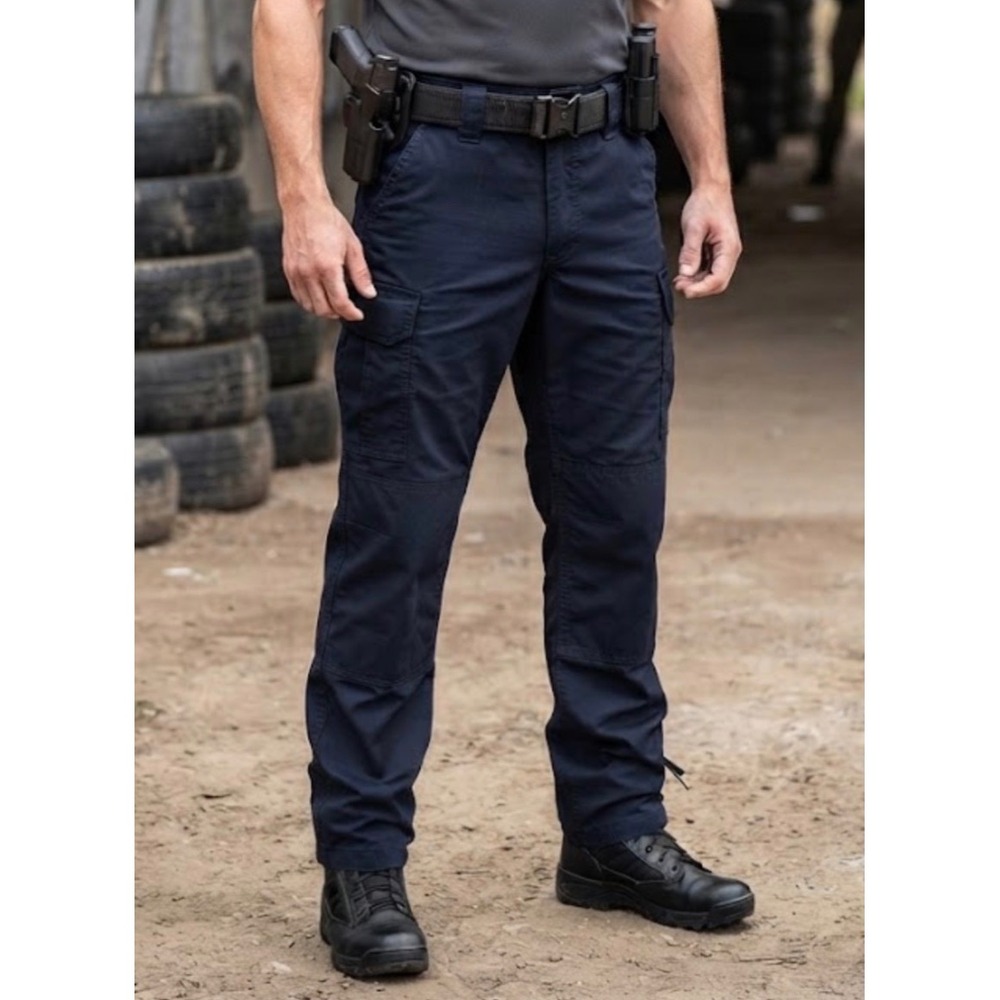 5.11 Tactical Mens Navy Blue Ripstop Cargo Pants 32x34 Utility Work Trousers